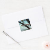 Beach Chairs Rum Point Grand Cayman Vierkante Sticker (Envelop)