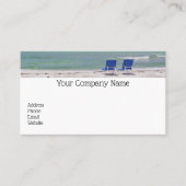 Beach Chairs Visitekaartje (Voorkant)