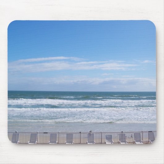 Beach Chairs wachten op je Muismat (Voorkant)