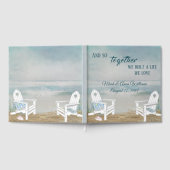 Beach Chairs Wedding Vow Renewal Gastenboek (Volledig)
