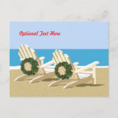 Beach Chairs & Wreaths Briefkaart (Voorkant)