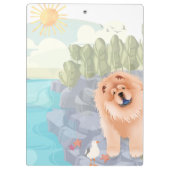 BEACH CHOW Acryl Klembord (Achterkant)