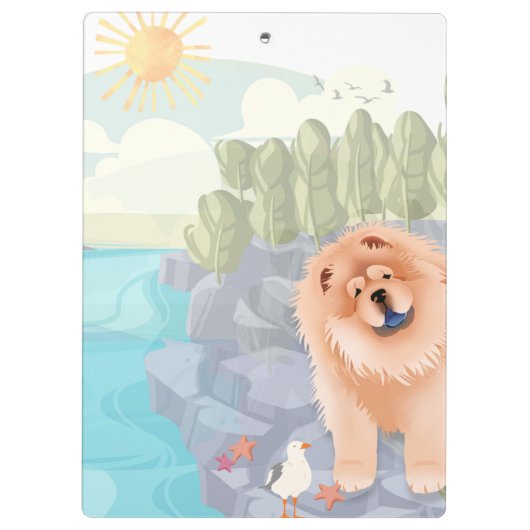 BEACH CHOW Acryl Klembord (Achterkant)