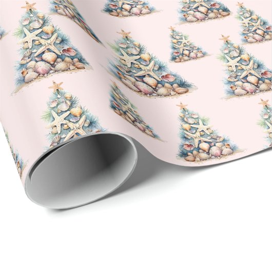 Beach Christmas Cadeaupapier (Rol Hoek)