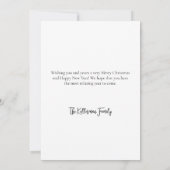 Beach Christmas Happy Feestdagenkaart (Achterkant)