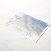 BEACH CHRISTMAS KAART | MODERE KUSTNAUTISCHE KUSTK (Gedraaid)