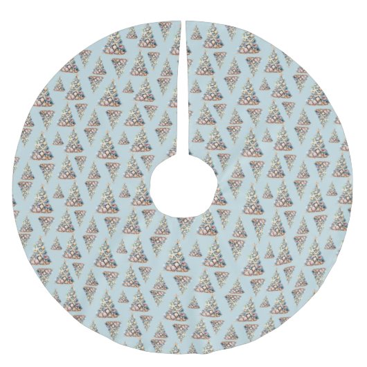 Beach Christmas Kerstboom Rok (Voorkant)