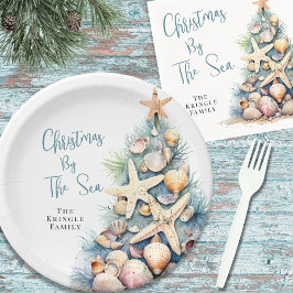 Beach Christmas Papieren Bordje