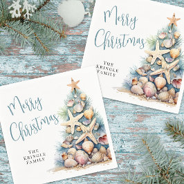 Beach Christmas Party Servet