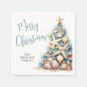 Beach Christmas Party Servet (Voorkant)