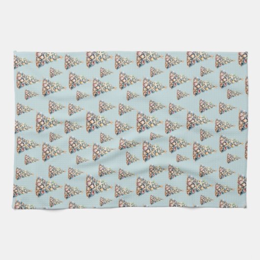 Beach Christmas Theedoek (Horizontaal)