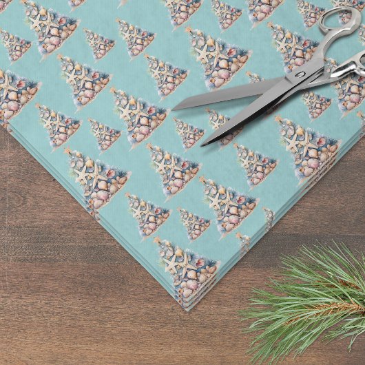 Beach Christmas Tissuepapier