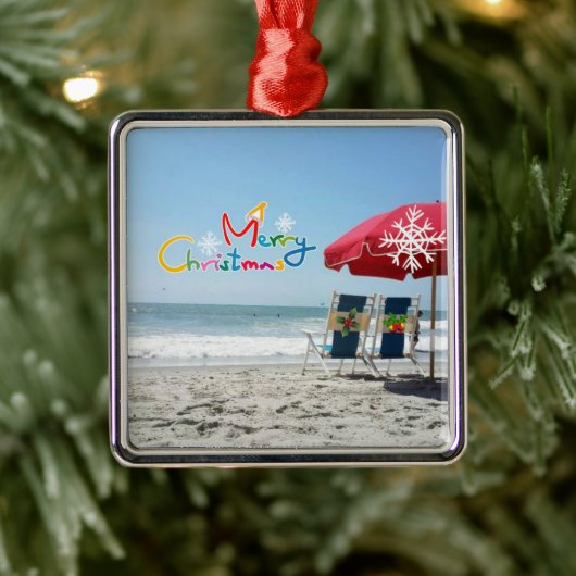 **BEACH CHRISTMAS * * TREE ORNAMENT (Boom)