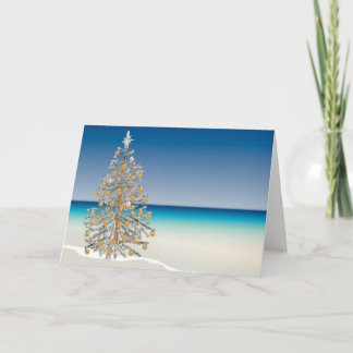 Beach Christmas Wenskaart Feestdagen Kaart