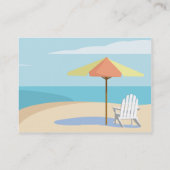 Beach - Chubby Visitekaartje (Achterkant)