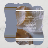 Beach Clams Wedding Invitations Kaart (Voorkant / Achterkant)