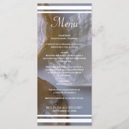 Beach Clams Wedding Menu