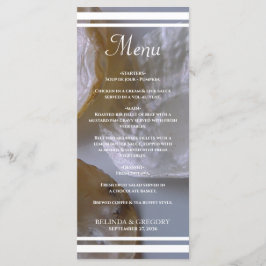 Beach Clams Wedding Menu