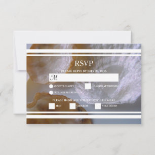 Beach Clams Wedding RSVP-kaarten RSVP Kaartje