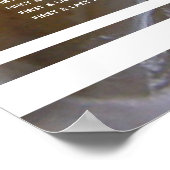 Beach Clams Wedding Seating Chart Poster (Hoek)