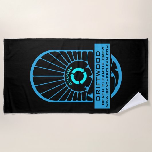 Beach Clean Up - Vrijwilligerswerk Strandlaken (Voorkant)