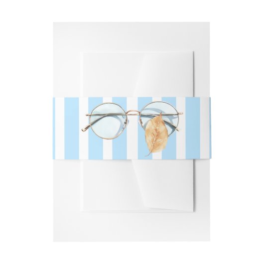 Beach Club Autumn - Fall Coastal Chic Uitnodigingen Wikkel (Voorkant Voorbeeld)