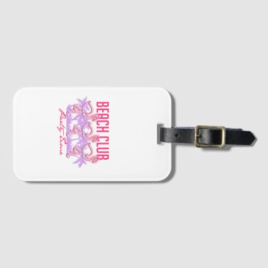 beach  club  bagagelabel (Voorkant (horizontaal))