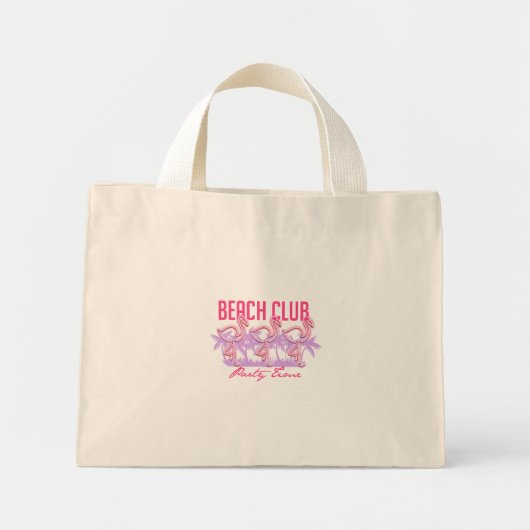 beach  club  mini tote bag (Voorkant)
