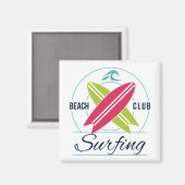 Beach Club Surfing magnet (Voorkant / Achterkant)