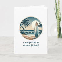 Beach Club Surfplank Tropische Verjaardag