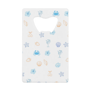 Beach Club Verjaardag Creditkaart Flessenopener