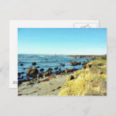 Beach Coast in Monterey Ocean Water Zee Briefkaart (Voorkant / Achterkant)