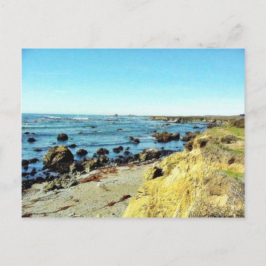 Beach Coast in Monterey Ocean Water Zee Briefkaart (Voorkant)