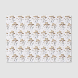 Beach Coast Snowman Kerstmis Tissuepapier