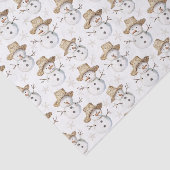 Beach Coast Snowman Kerstmis Tissuepapier (Detail)