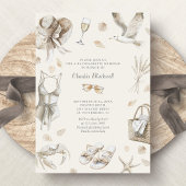 Beach Coast Tropical Bachelorette Weekend Kaart