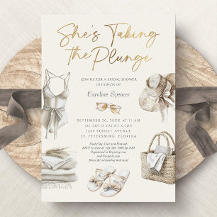 Beach Coast Tropical Bachelorette Weekend Kaart