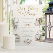 Beach Coast Tropical Bachelorette Weekend Kaart