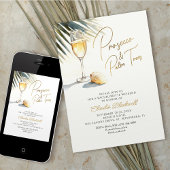 Beach Coast Tropical Bachelorette Weekend Kaart