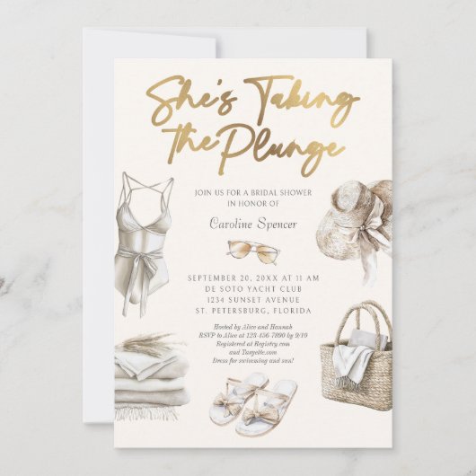 Beach Coast Tropical Bachelorette Weekend Kaart (Voorkant)