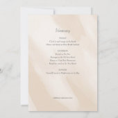 Beach Coast Tropical Bachelorette Weekend Kaart (Achterkant)