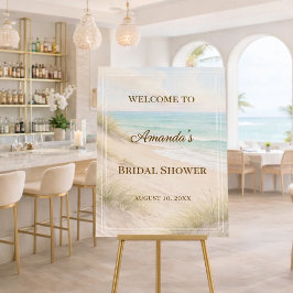 Beach coastal Bridal Shower