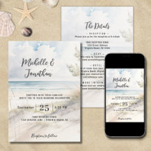 Beach Coastal Destination All in One Wedding