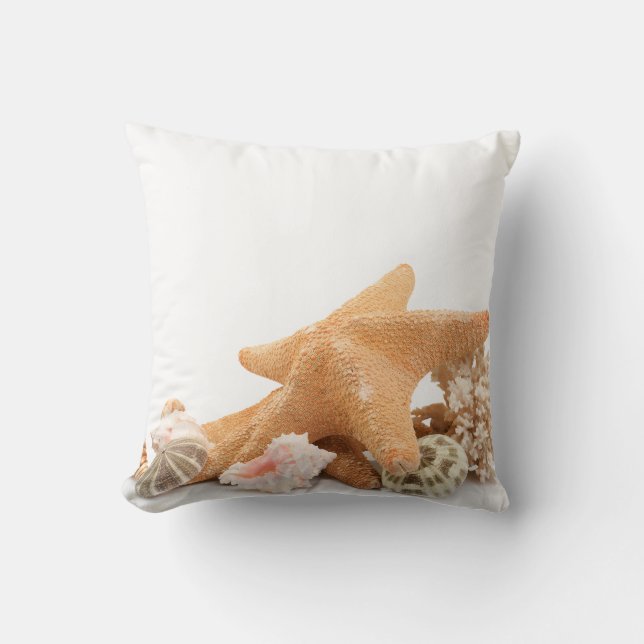 Beach coastal pillow cushion kussen (Voorkant)
