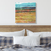 Beach Coastal Sand Dune Shoreline Art Canvas Afdruk (Insitu (Slaapkamer))