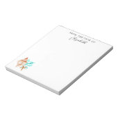 Beach Coastal Seashells Tropical From the Desk Of Notitieblok (Linkerzijde)