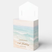 Beach coastal summer Birthday Bedankdoosjes (Geopend)