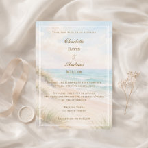 Beach coastal wedding