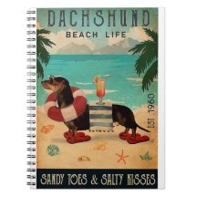 Beach Cocktail Life Dachshund