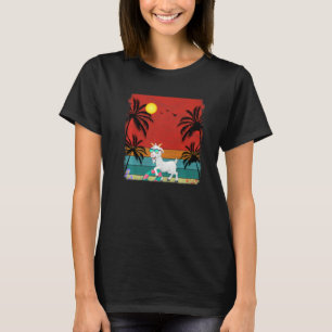 Beach Coconut Tree Retro Graphic Gohic Summer T-shirt